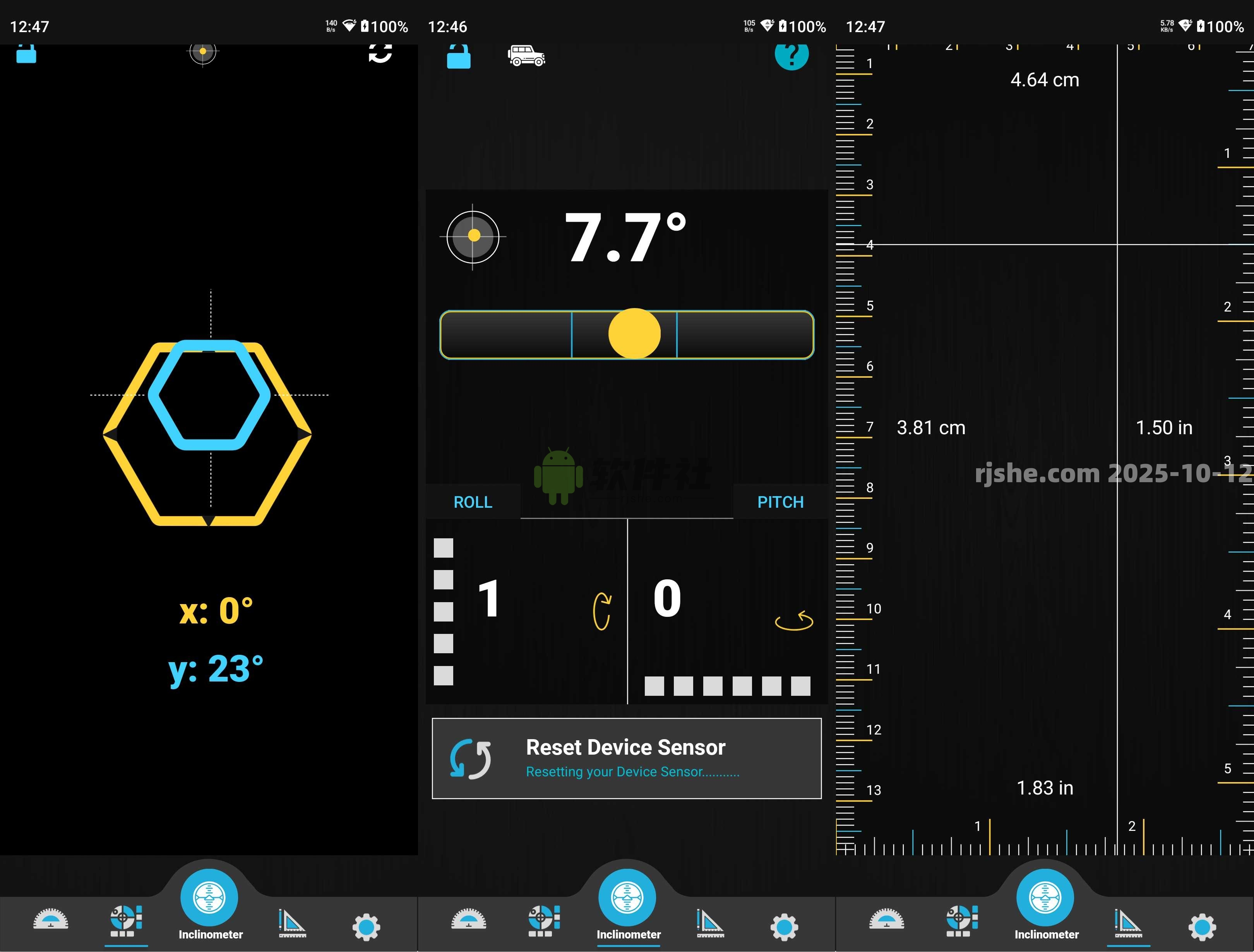 傾斜儀 - Inclinometer &  Bubble Level v3.0 解鎖高級(jí)版